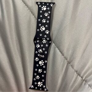 Black and White Paw Print Watch Band(38/40/41mm)